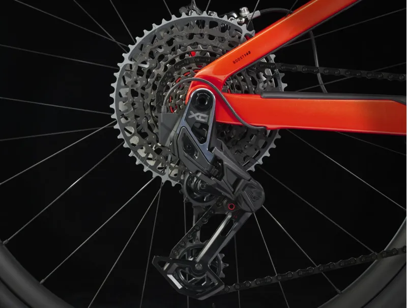 Trek Rail 9.9 X0 AXS Full Suspension Electric Mountain Bike 2024 in Lava-10